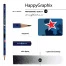 КАРАНДАШ ЧЕРНОГРАФИТОВЫЙ "HappyGraphix" МИЛИТАРИ СИНИЙ НВ