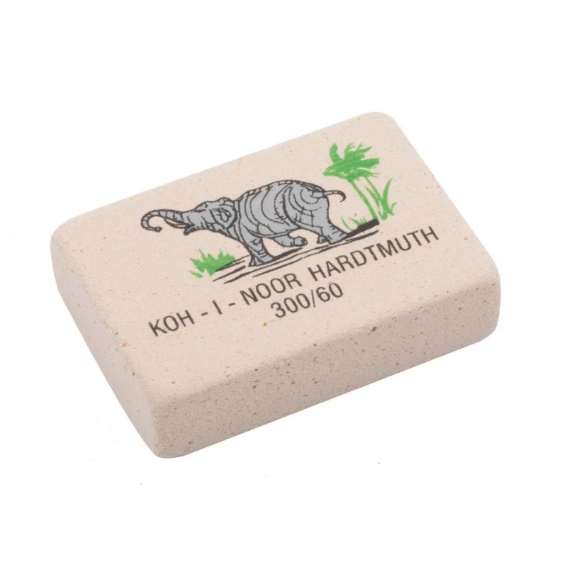 Ластик KOH-I-NOOR ELEFANT 300/60 8х31х21мм, цветной Чехия