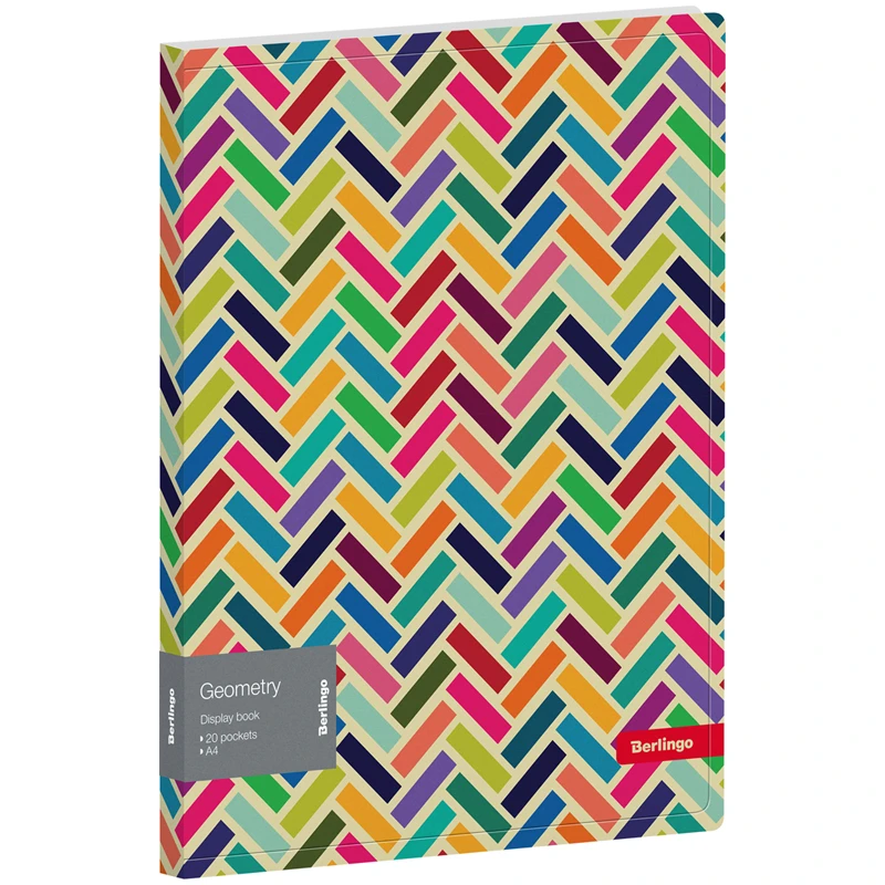 Папка с 20 вкладышами Berlingo "Geometry", 17мм, 600мкм, с внутр. Папка с 20 вкладышами Berlingo "Geometry", 17мм, 600мкм, с внутр.