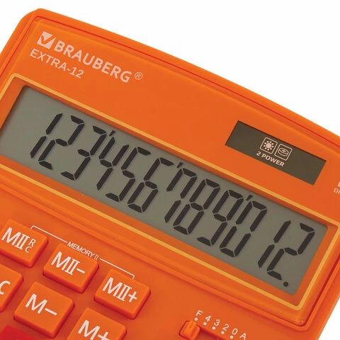 Калькулятор настольный BRAUBERG EXTRA-12-RG (206x155 мм), 12 разрядов, двойное Калькулятор настольный BRAUBERG EXTRA-12-RG (206x155 мм), 12 разрядов, двойное