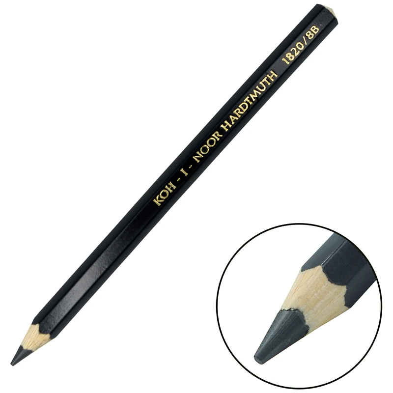 Карандаш ч/г Koh-I-Noor "Jumbo 1820", 8B Карандаш ч/г Koh-I-Noor "Jumbo 1820", 8B