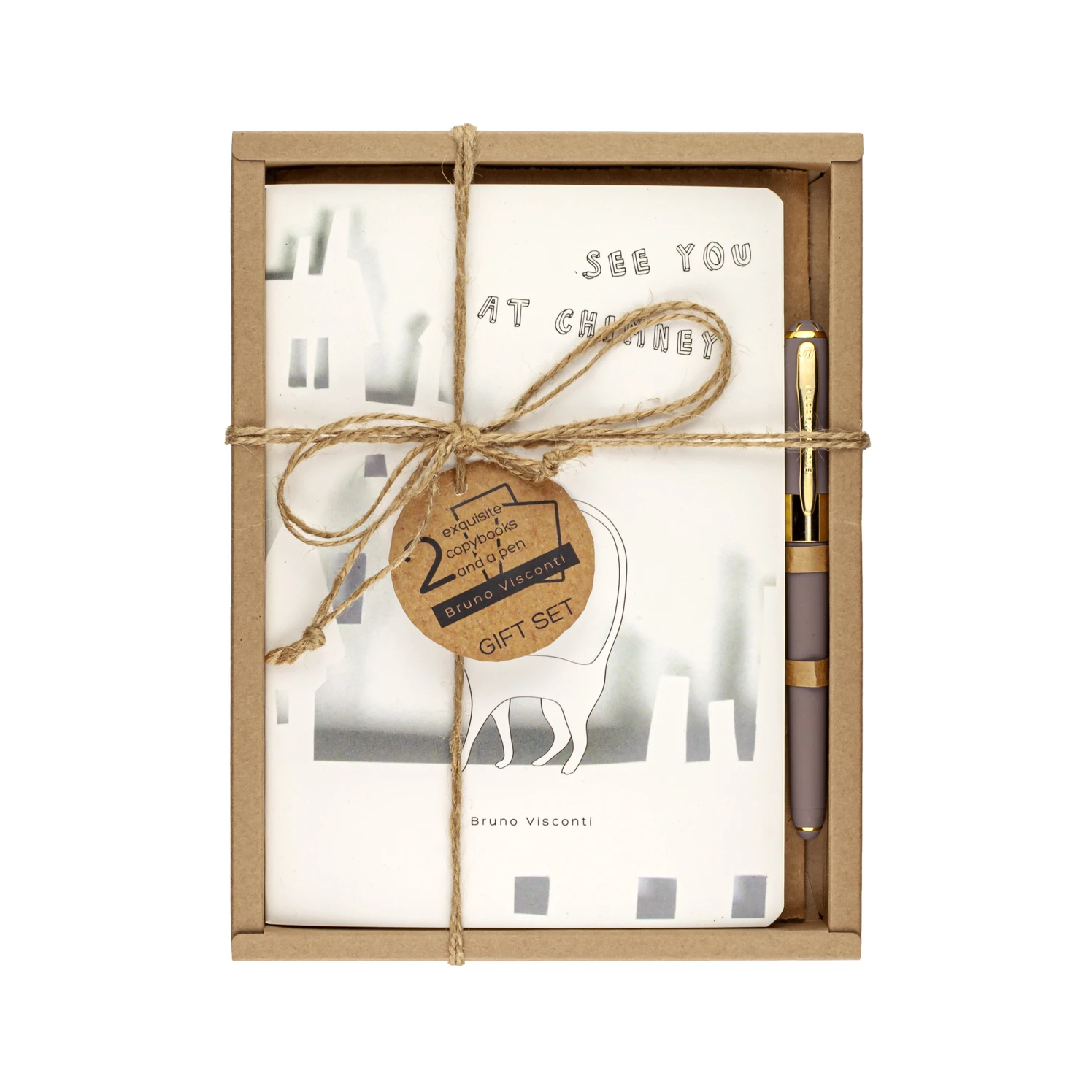 НАБОР ПОДАРОЧНЫЙ "КОТ В ГОРОДЕ" (ДВЕ ТЕТРАДИ BV И РУЧКА) НАБОР ПОДАРОЧНЫЙ "КОТ В ГОРОДЕ" (ДВЕ ТЕТРАДИ BV И РУЧКА)