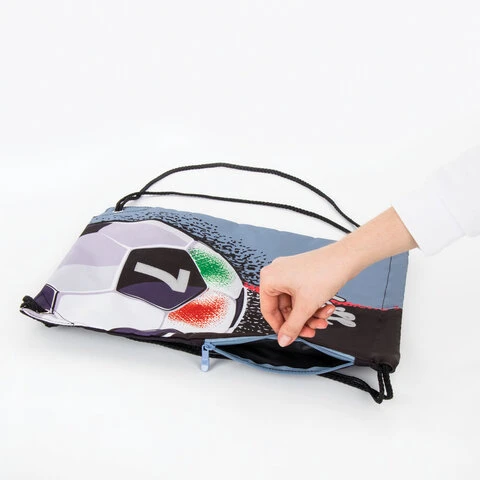 Сумка для обуви BRAUBERG PREMIUM, карман, подкладка, светоотражающие элементы,