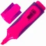 Текстовыделитель ЮНЛАНДИЯ "ELASTIC", РОЗОВЫЙ, прорезиненный корпус,