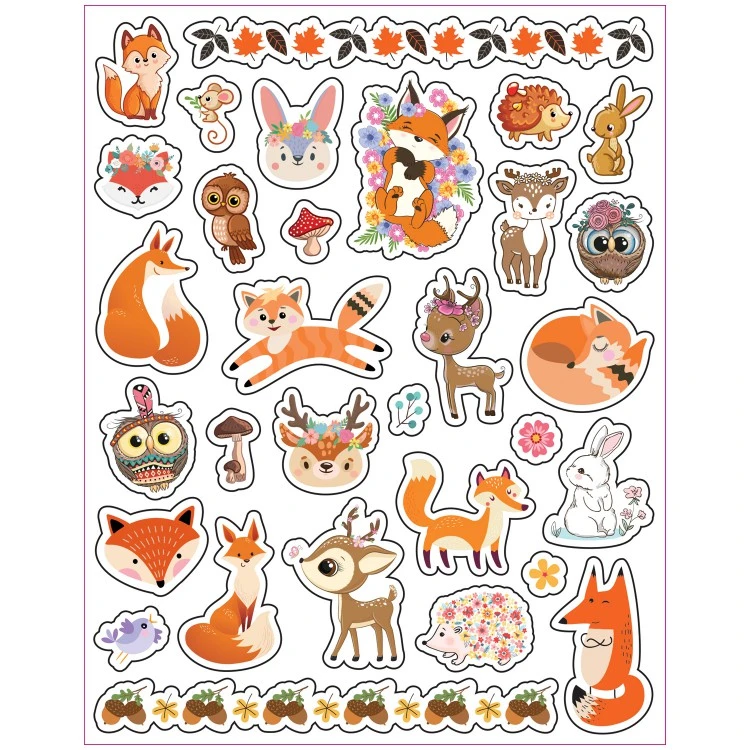 Наклейки - татуировки "Лесные красавицы", 3 листа