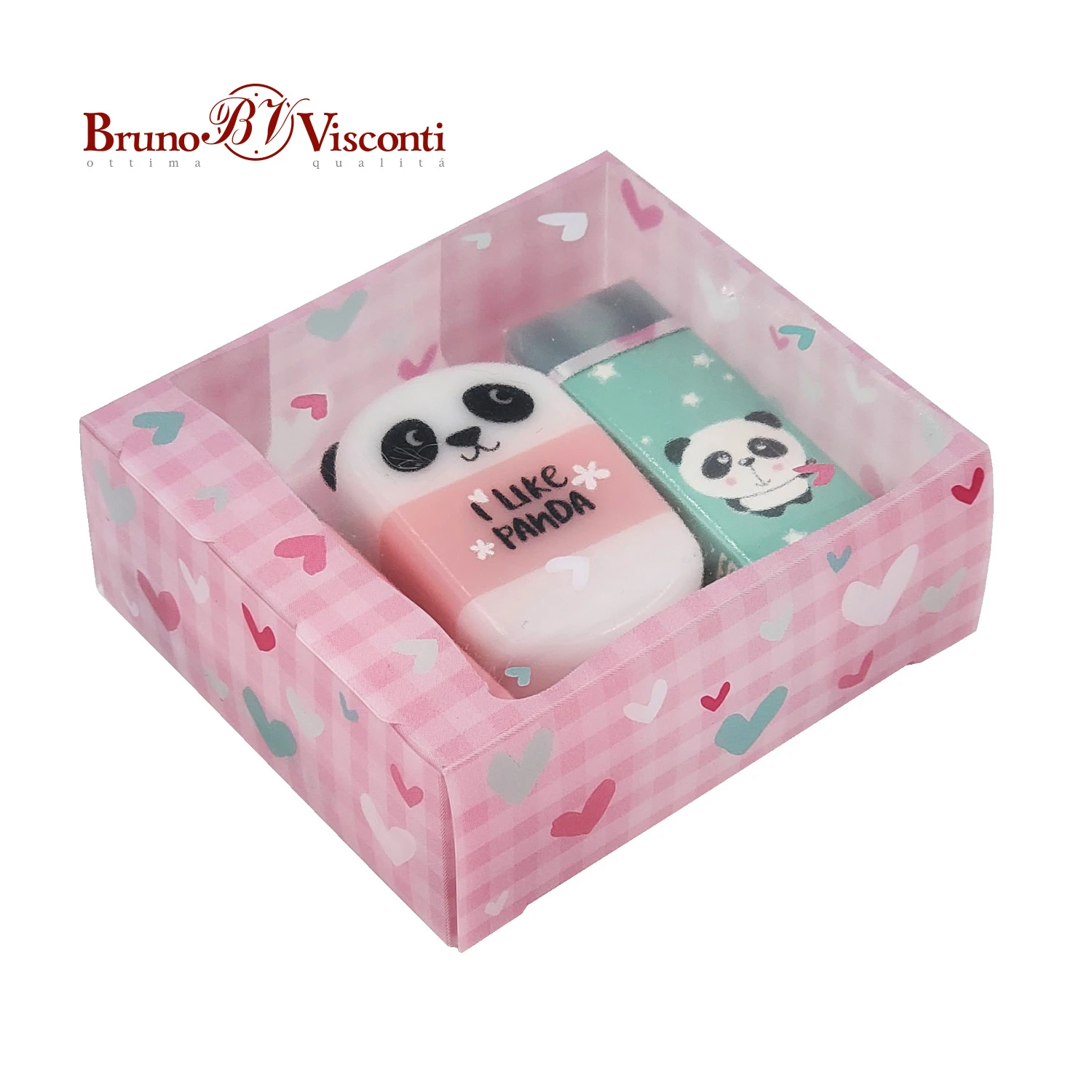 КАНЦЕЛЯРСКИЙ ПОДАРОЧНЫЙ НАБОР BV "ПАНДЫ" (3 ПРЕДМЕТА)