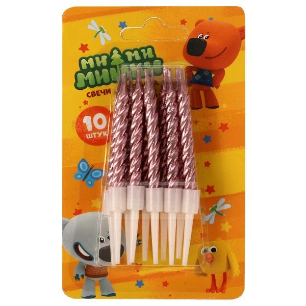Свечи для торта Ми-ми-мишки 10 шт, блистер ЧУДО ПРАЗДНИК
