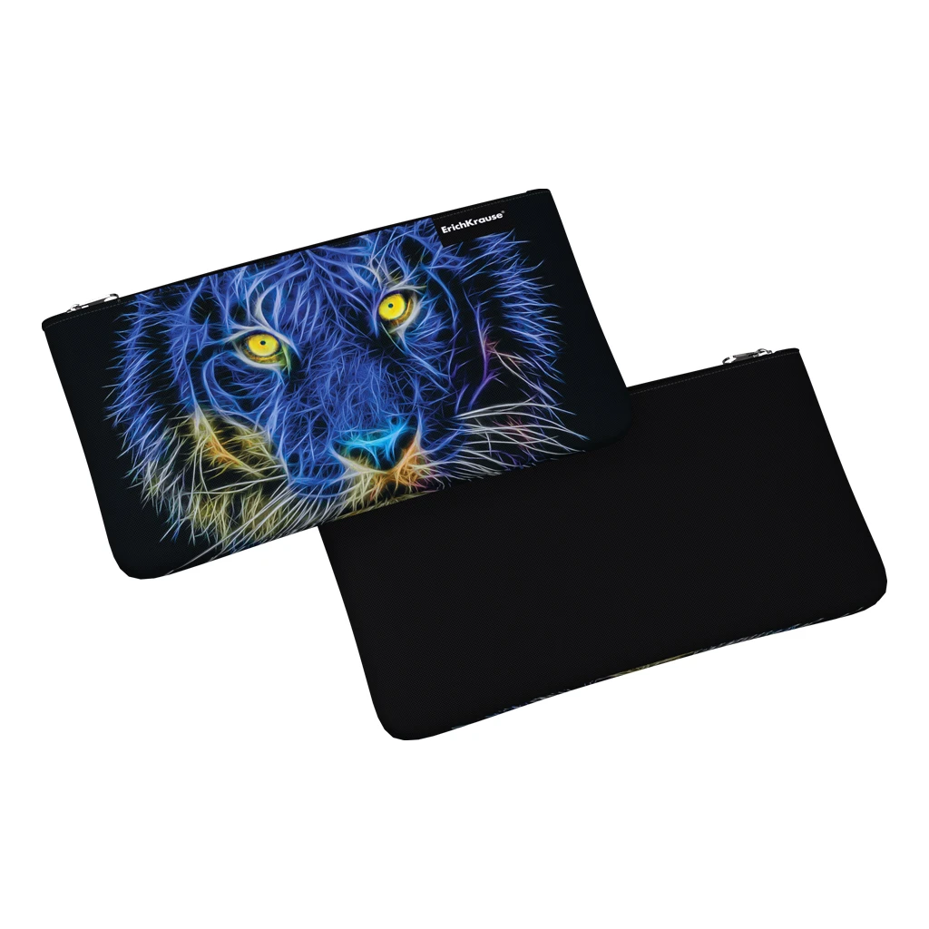 Пенал конверт ErichKrause® Light 220x120мм Night Lion