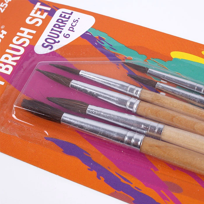 Кисти набор 6шт/уп "Darvish" (белка №1, 2, 3, 4, 5, 6) Кисти набор 6шт/уп "Darvish" (белка №1, 2, 3, 4, 5, 6)