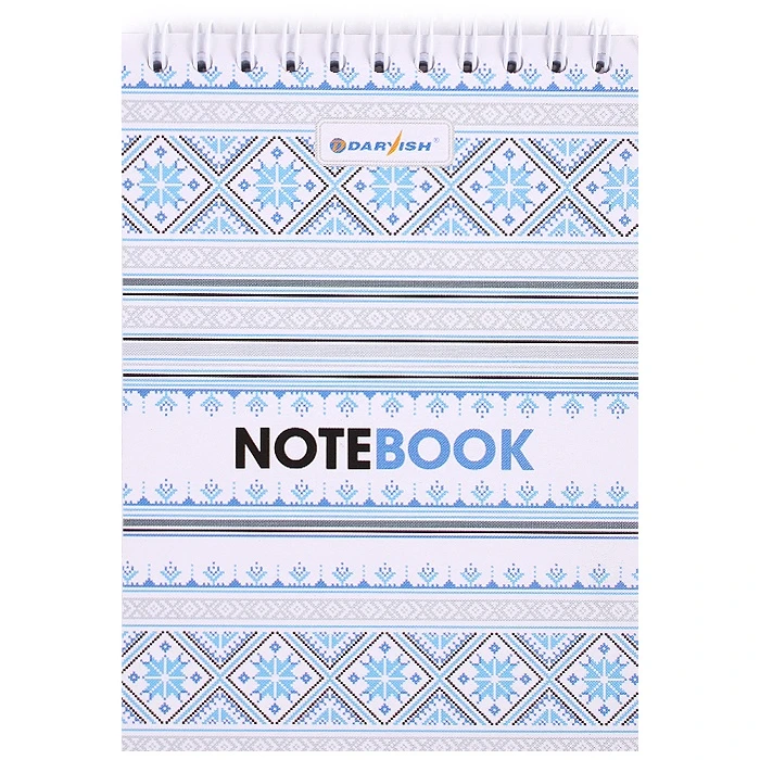 Блокнот 10*14см 60л "Орнаменты" на гребне