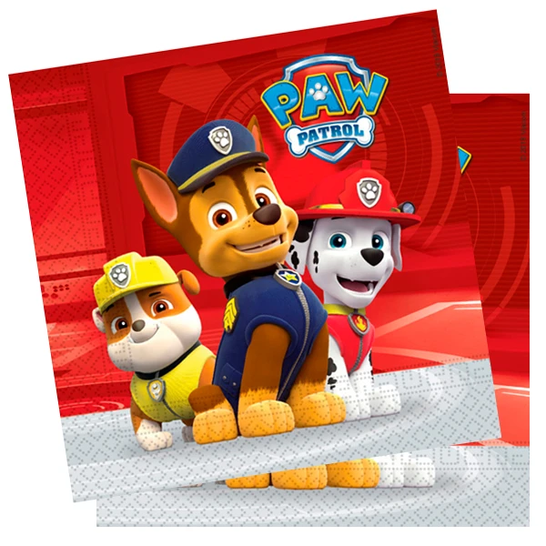 Салфетки Щенячий Патруль 20шт. 33см X 33см