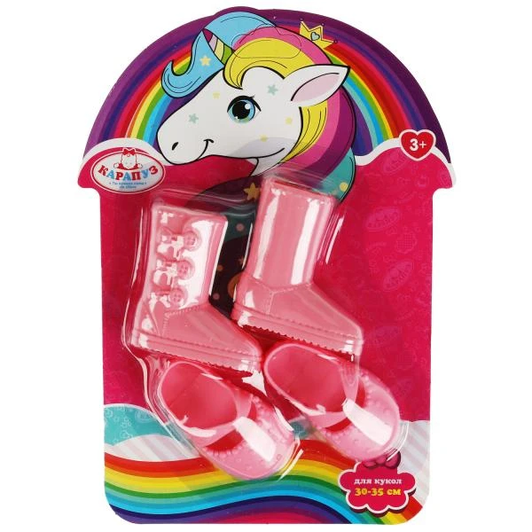 Обувь для куклы, 30-35 см, на блистере КАРАПУЗ