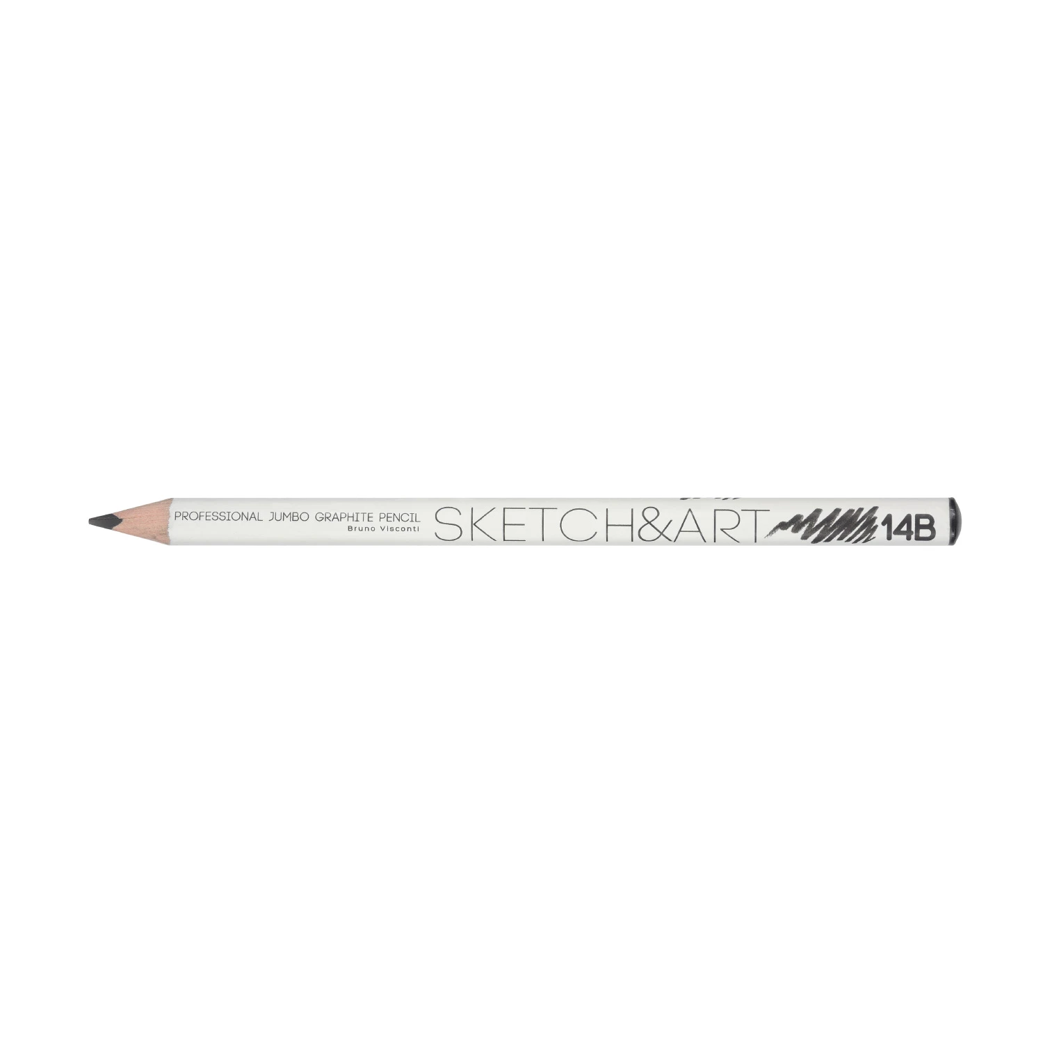 КАРАНДАШ ЧЕРНОГРАФИТОВЫЙ "Sketch&Art. Jumbo" 14В, 4 MM КАРАНДАШ ЧЕРНОГРАФИТОВЫЙ "Sketch&Art. Jumbo" 14В, 4 MM