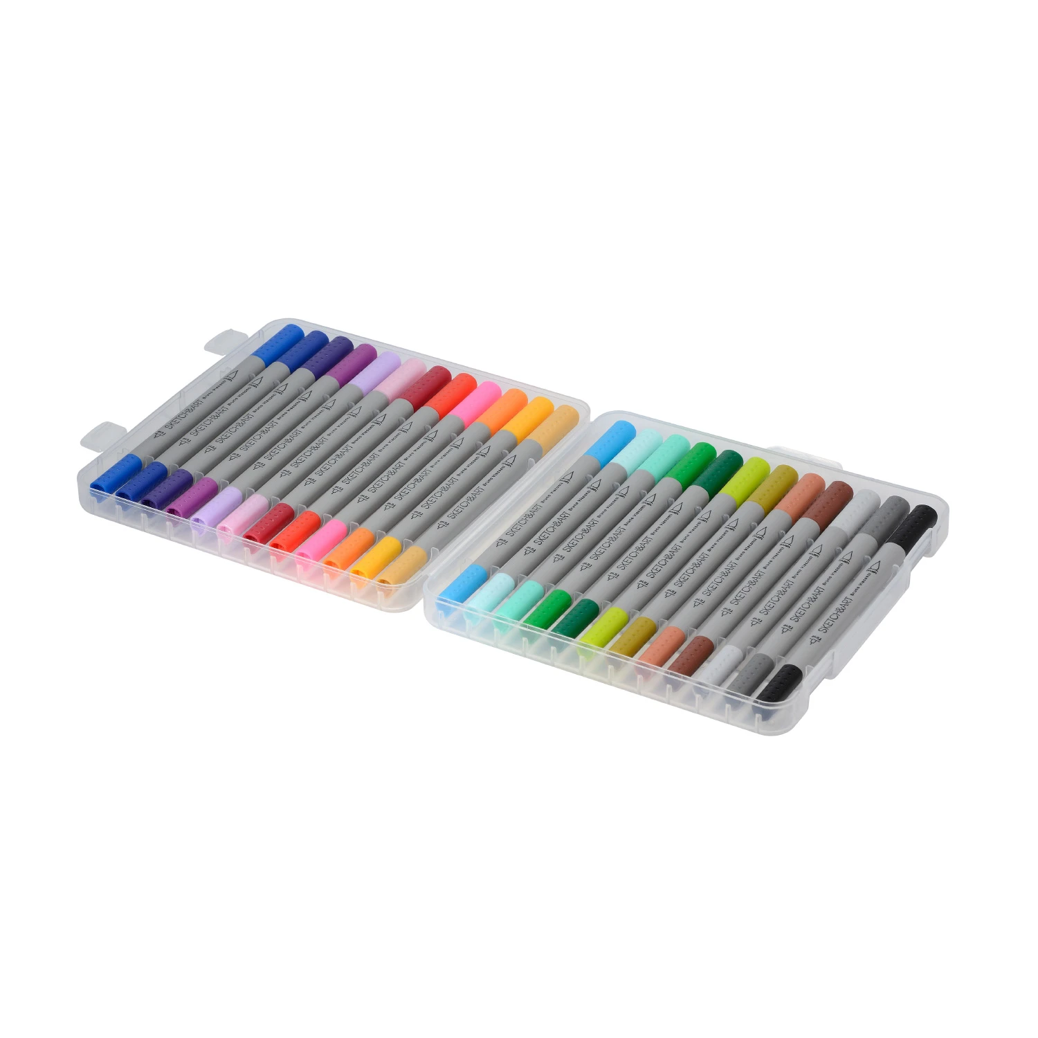 НАБОР ДВУСТОРОННИХ СКЕТЧ МАРКЕРОВ (КИСТОЧКА + ЛИНЕР) "SKETCH&ART"