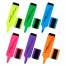Набор текстовыделителей 6 ЦВЕТОВ, BRAUBERG "ORIGINAL NEON", линия