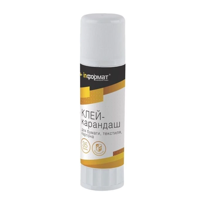 Клей-карандаш inФОРМАТ 35 г: GS-35 штр.: 4602723054818 Клей-карандаш inФОРМАТ 35 г: GS-35 штр.: 4602723054818