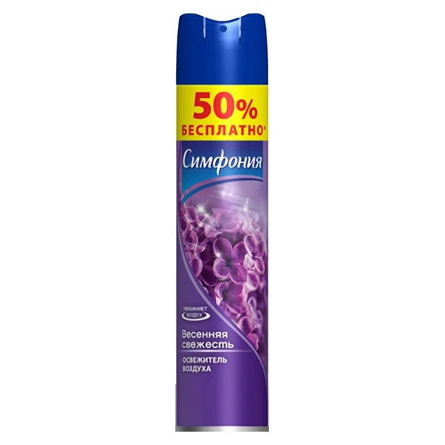 Освежитель воздуха Симфония Весенняя свежесть, 300 мл Освежитель воздуха Симфония Весенняя свежесть, 300 мл