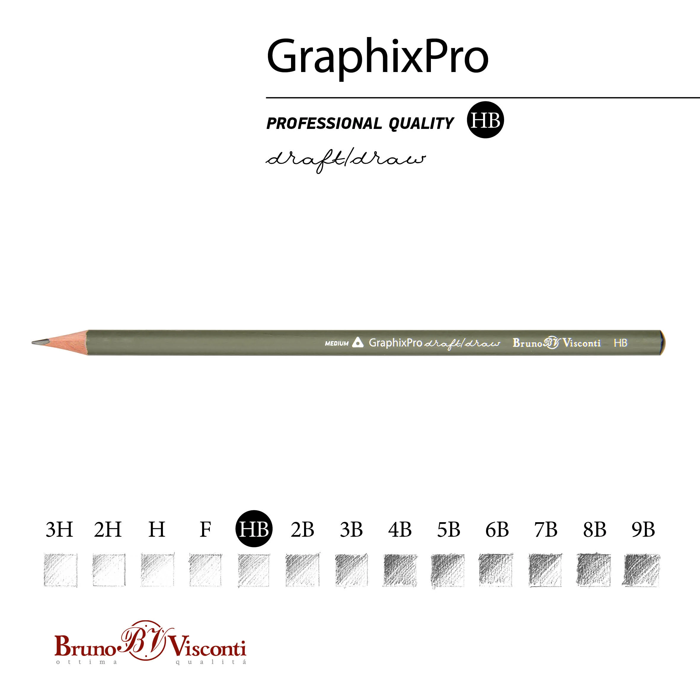 КАРАНДАШ ЧЕРНОГРАФИТОВЫЙ "GraphixPro" HB КАРАНДАШ ЧЕРНОГРАФИТОВЫЙ "GraphixPro" HB