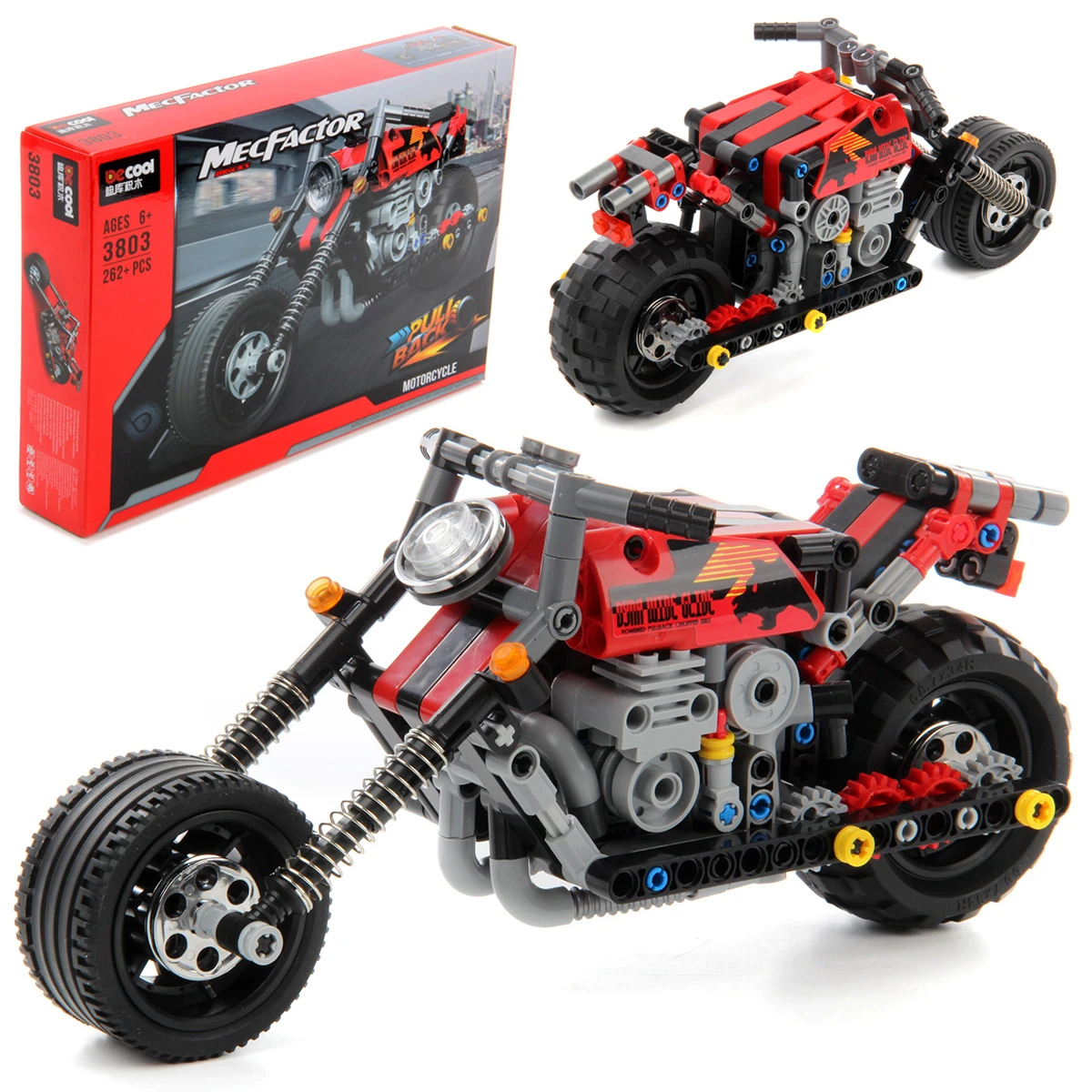 Конструктор-мотоцикл, 262 дет., 36х24х6 коробка Конструктор-мотоцикл, 262 дет., 36х24х6 коробка