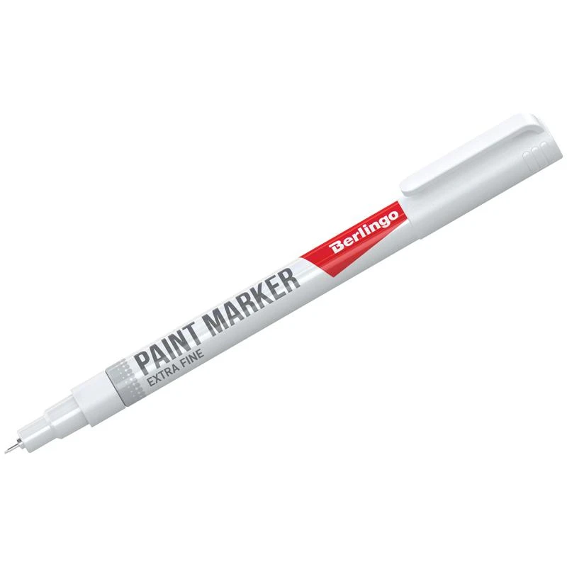 Маркер-краска Berlingo, белая, 1мм, нитро-основа Маркер-краска Berlingo, белая, 1мм, нитро-основа