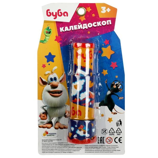 Калейдоскоп БУБА блист.13,5*23,5*5см. ИГРАЕМ ВМЕСТЕ Калейдоскоп БУБА блист.13,5*23,5*5см. ИГРАЕМ ВМЕСТЕ
