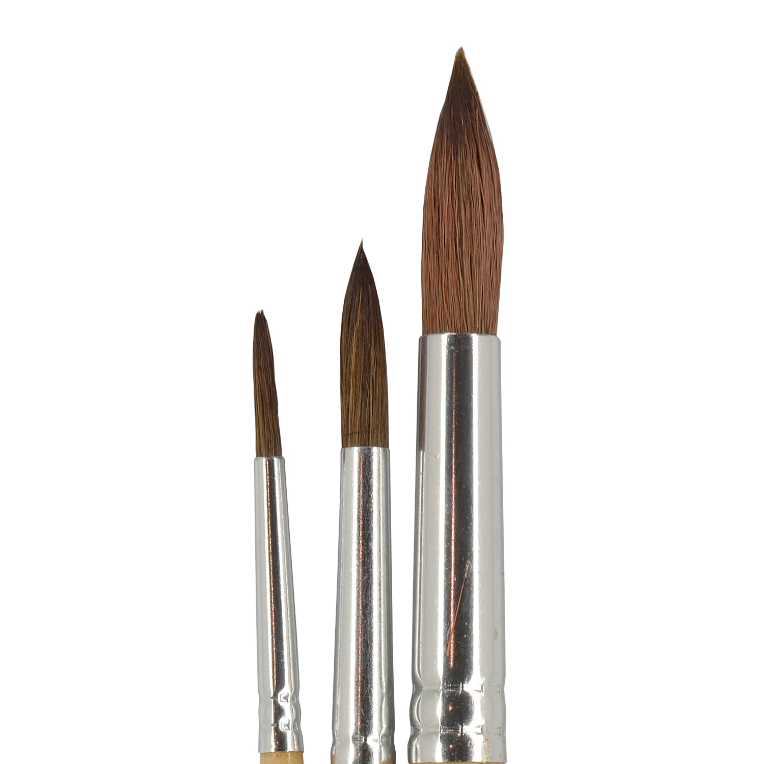 НАБОР КИСТЕЙ ПОНИ ДЛЯ АКВАРЕЛИ № 2,5,10 (3 ШТУКИ)