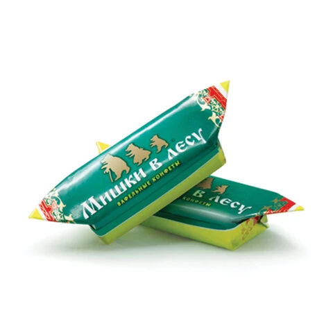 Конфеты ПОБЕДА ВКУСА "Мишки в лесу" вафельные, 1000 г, пакет, Конфеты ПОБЕДА ВКУСА "Мишки в лесу" вафельные, 1000 г, пакет,