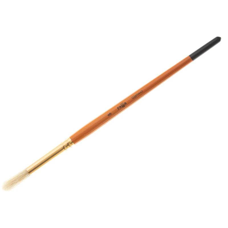 Кисть щетина, Гамма, круглая №08. 280618.05.08