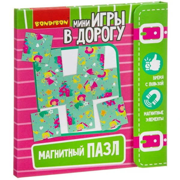 Компактные развивающие игры в дорогу МАГНИТНЫЙ ПАЗЛ 5+. ВВ3562 Компактные развивающие игры в дорогу МАГНИТНЫЙ ПАЗЛ 5+. ВВ3562
