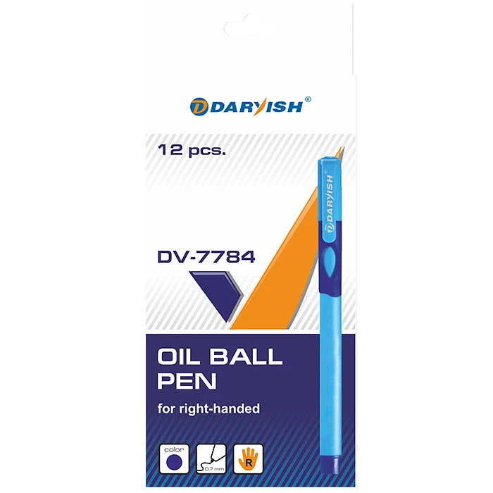 Ручка шариковая синяя для правшей "Darvish" корпус цветной Ручка шариковая синяя для правшей "Darvish" корпус цветной