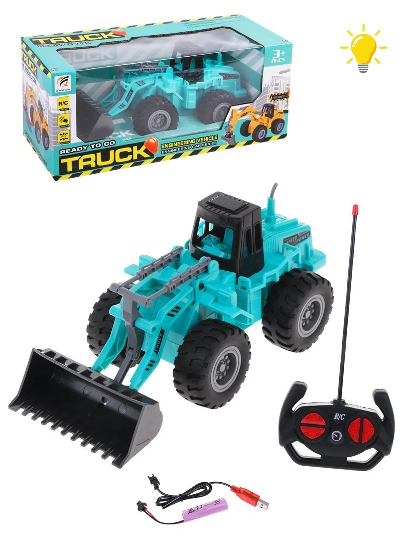 Трактор радиоуправляемый, 4 канала, свет