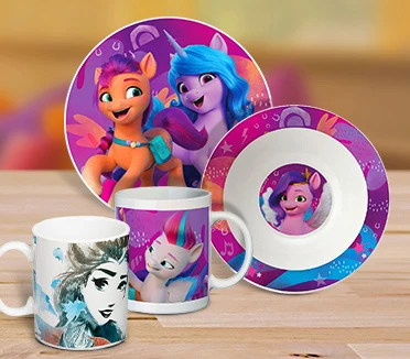 Акция детская посуда из стекла и фарфора