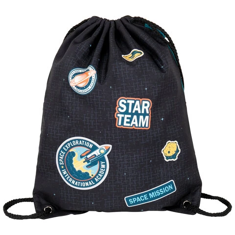 Мешок для обуви BRAUBERG PREMIUM, карман, подкладка, светоотражающие элементы,