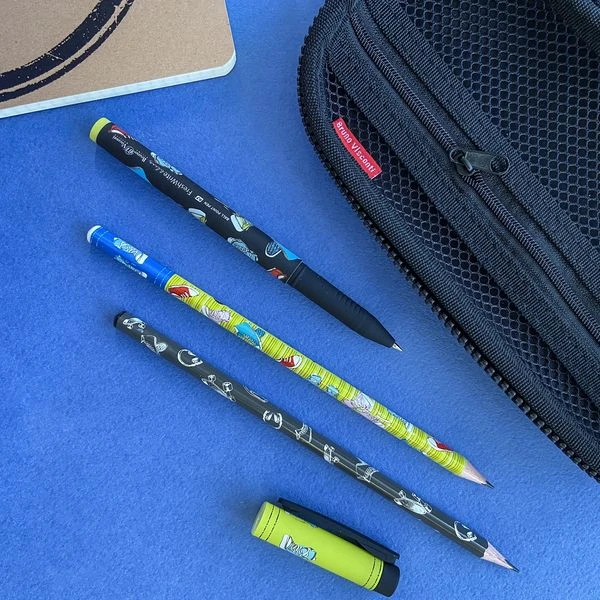 КАРАНДАШ ЧЕРНОГРАФИТОВЫЙ "HappyGraphix" КЕДЫ НВ