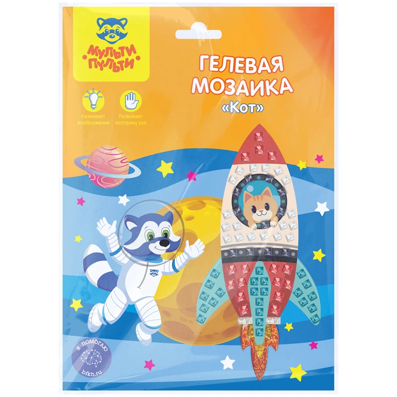 Мозаика гелевая Мульти-Пульти "Кот" Мозаика гелевая Мульти-Пульти "Кот"
