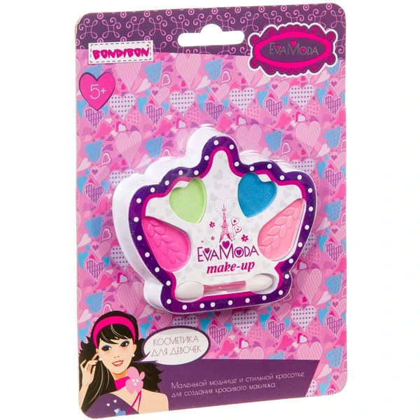 Набор детской декорат. косметики Bondibon Eva Moda, CRD 12,6х17,2 см, корона с Набор детской декорат. косметики Bondibon Eva Moda, CRD 12,6х17,2 см, корона с