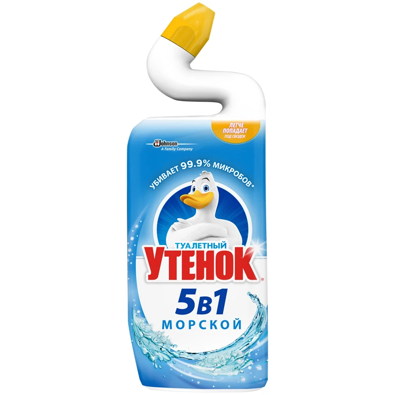 Средство для туалета Туалетный утенок "Морской", 5в1, 500мл Средство для туалета Туалетный утенок "Морской", 5в1, 500мл