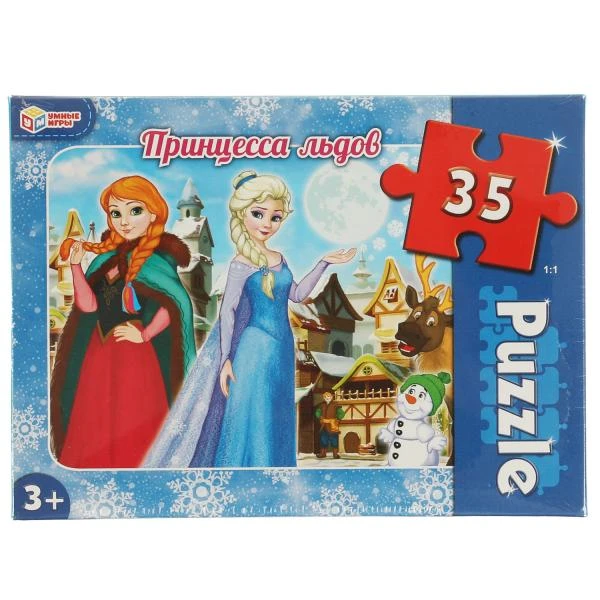 Принцесса льдов. Макси-пазлы в коробке. Пазл 35 деталей. Умные игры Принцесса льдов. Макси-пазлы в коробке. Пазл 35 деталей. Умные игры