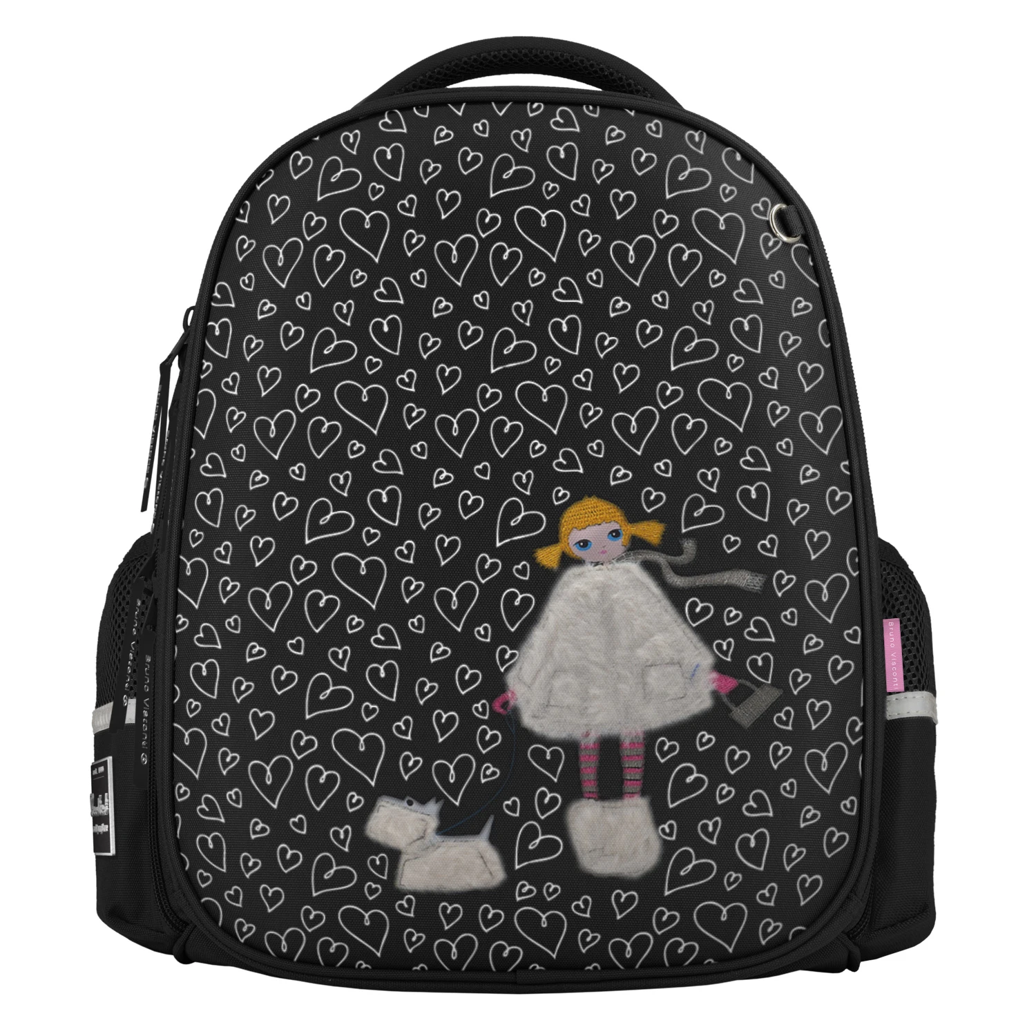 РЮКЗАК- ОБЛЕГЧЕННАЯ КАПСУЛА ЧЕРНЫЙ С ЭРГОНОМИЧНОЙ СПИНКОЙ "ДЕВОЧКА И РЮКЗАК- ОБЛЕГЧЕННАЯ КАПСУЛА ЧЕРНЫЙ С ЭРГОНОМИЧНОЙ СПИНКОЙ "ДЕВОЧКА И