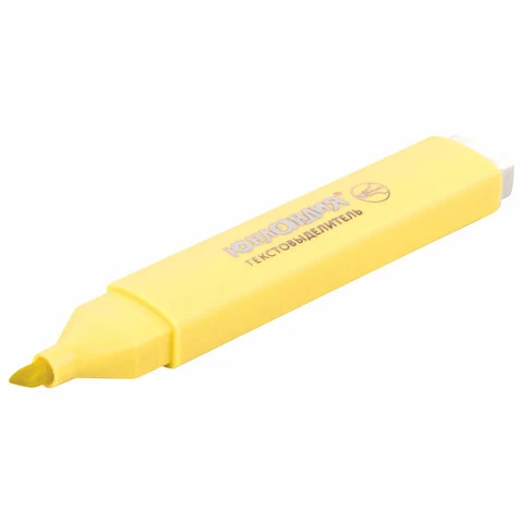 Текстовыделитель ЮНЛАНДИЯ "COLORSTAR PASTEL", ВАНИЛЬ, линия 1-4 мм,