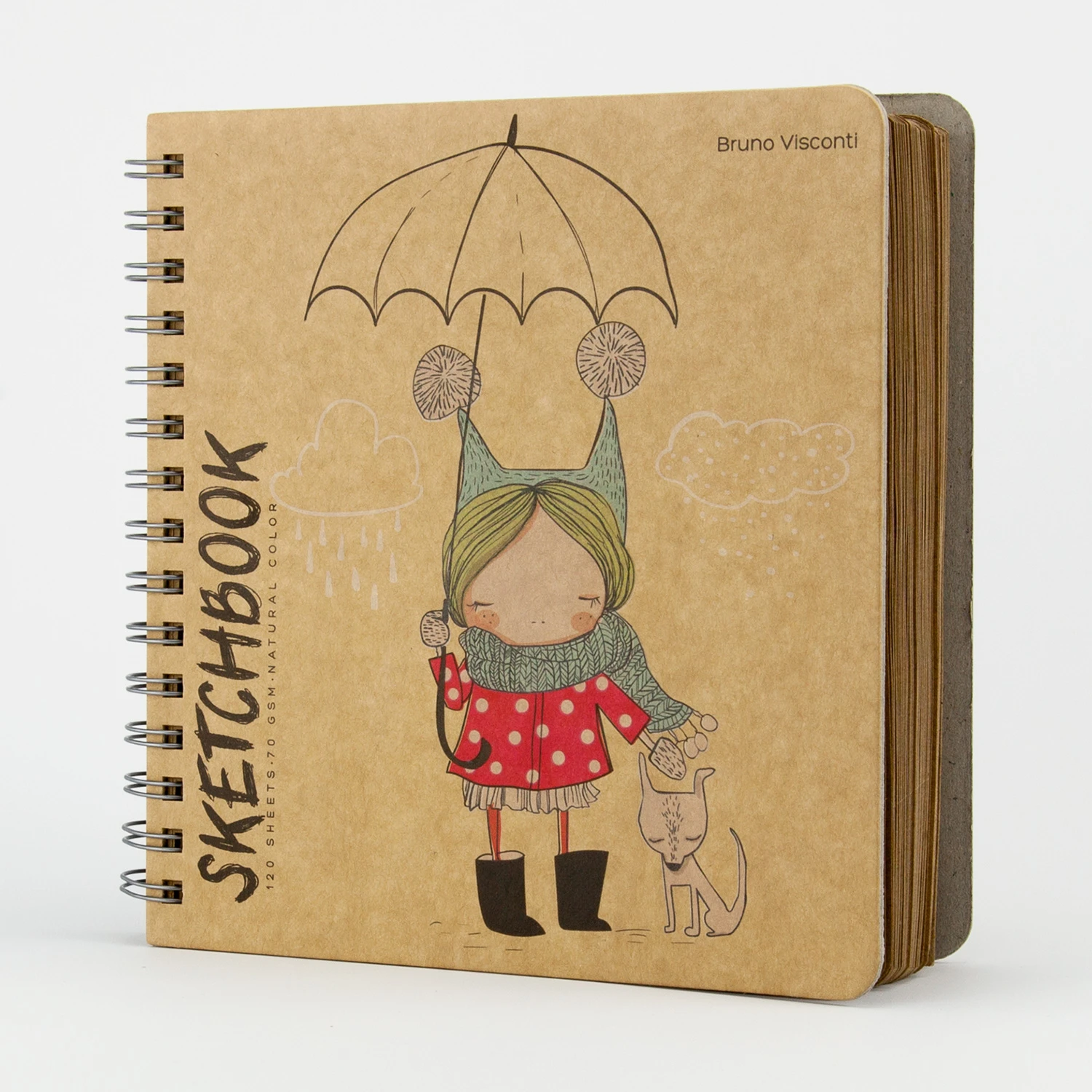 SKETCHBOOK BV, 200х205 мм,120 Л. КРАФТ 70 гр. НА ГРЕБНЕ (4 ВИДА) SKETCHBOOK BV, 200х205 мм,120 Л. КРАФТ 70 гр. НА ГРЕБНЕ (4 ВИДА)
