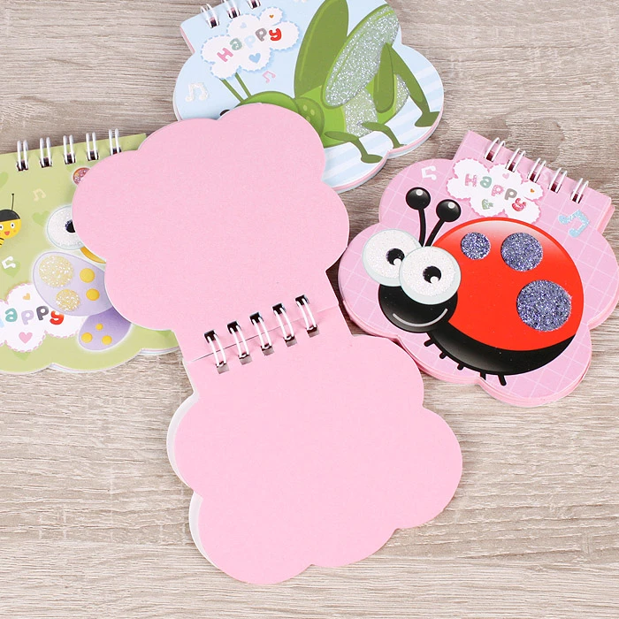 Блокнот A7 40л "Happy animals" на спирали