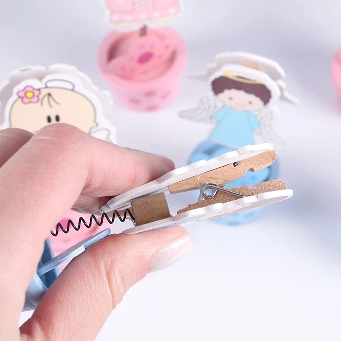 Сувенир "Ангелочек" зажим деревянный ассорти Сувенир "Ангелочек" зажим деревянный ассорти