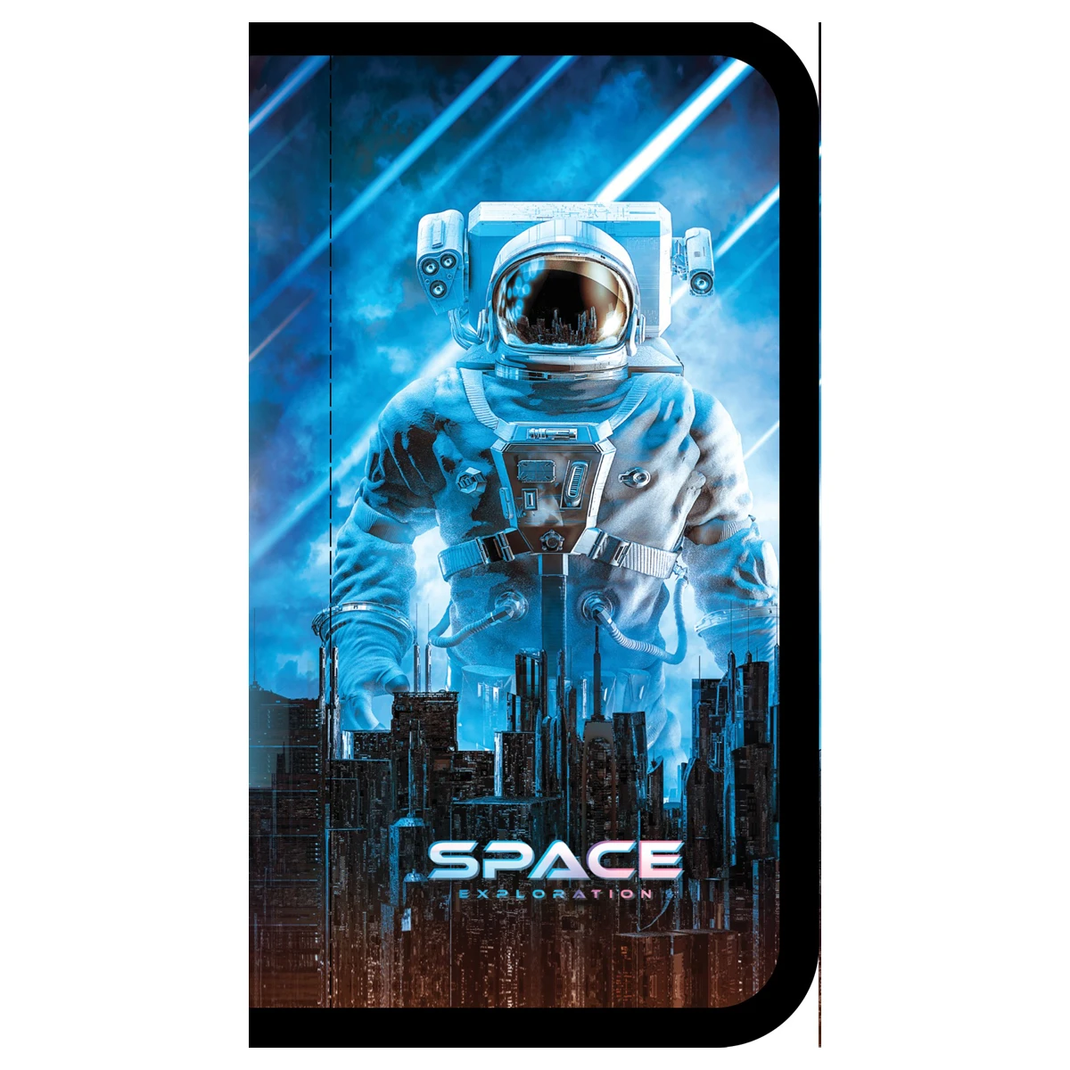 Пенал 1 отделение, 190*90 ArtSpace "Spaceman", ламинированный картон