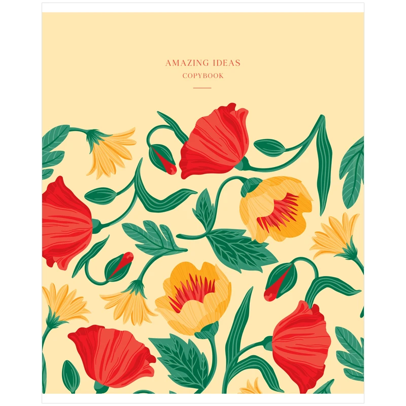 Тетрадь 48л., А5, клетка ArtSpace "Цветы. Amazing ideas" Тетрадь 48л., А5, клетка ArtSpace "Цветы. Amazing ideas"