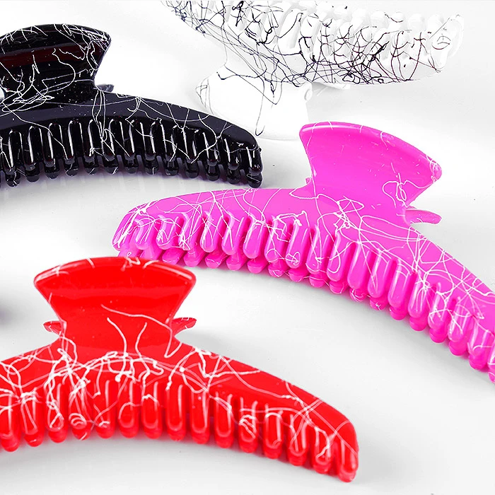 Краб для волос с узором, цвет ассорти Краб для волос с узором, цвет ассорти