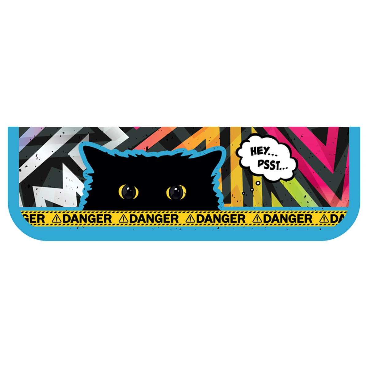 Пенал 1 отделение, 190*60 ArtSpace "Spy Cat", ламинированный картон