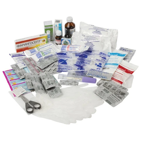 Аптечка первой помощи офисная ФЭСТ, до 30 человек, футляр полистирол, № 5.1 Аптечка первой помощи офисная ФЭСТ, до 30 человек, футляр полистирол, № 5.1