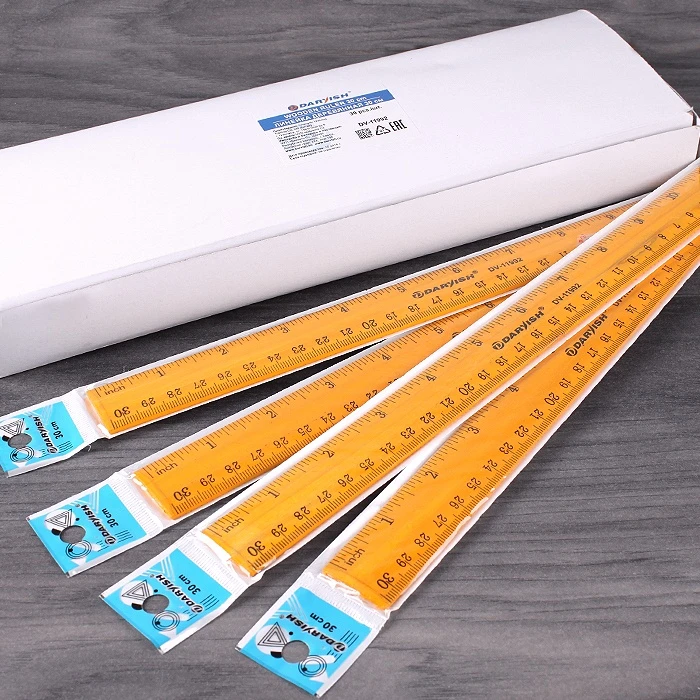 Линейка 30см деревянная Линейка 30см деревянная