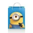 Minions 2. Пакет подарочный большой (голубой), 220*310*100 мм (3D дизайн)